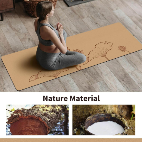 custom cork yoga mat
