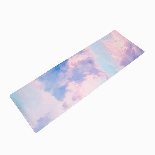 Custom Suede TPE Yoga Mat Detail