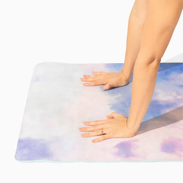 Custom Suede TPE Yoga Mat Detail