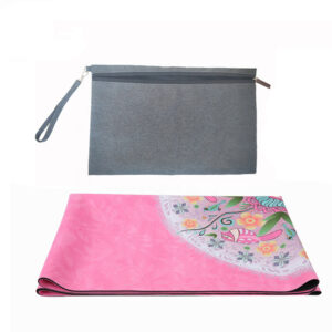 Custom travel yoga mat Suede
