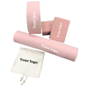 Custom travel yoga mat suede