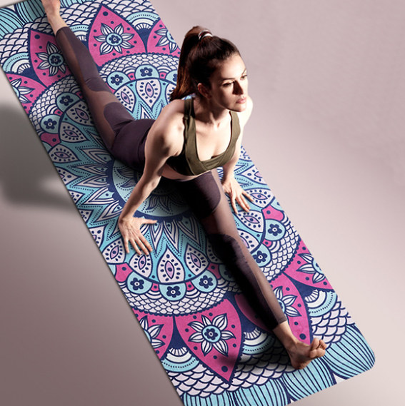Best Custom Suede Yoga Mat Supplier For Branding Studios
