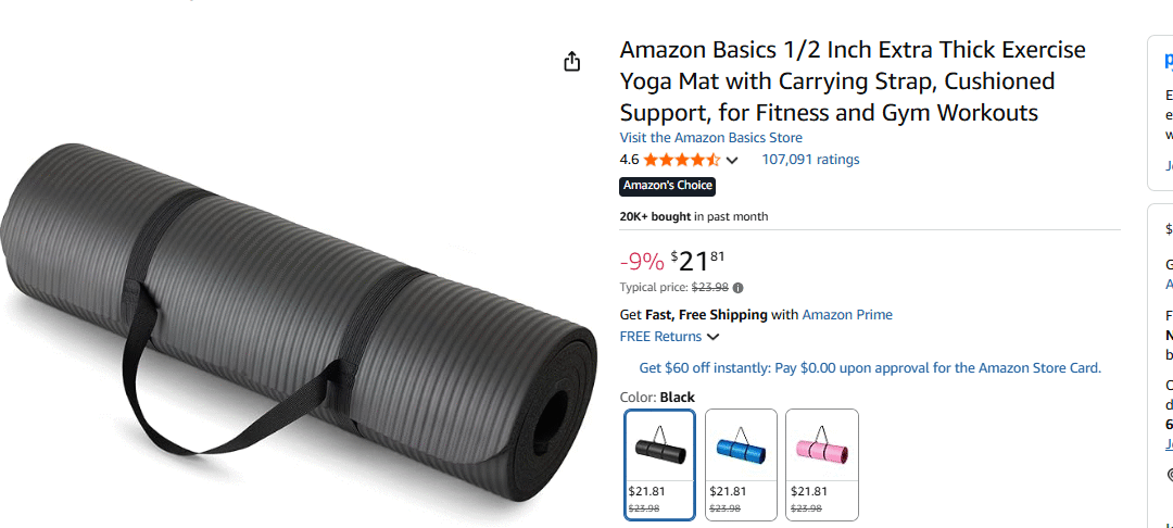 Where Are Amazonbasics Yoga Mats Manufactured